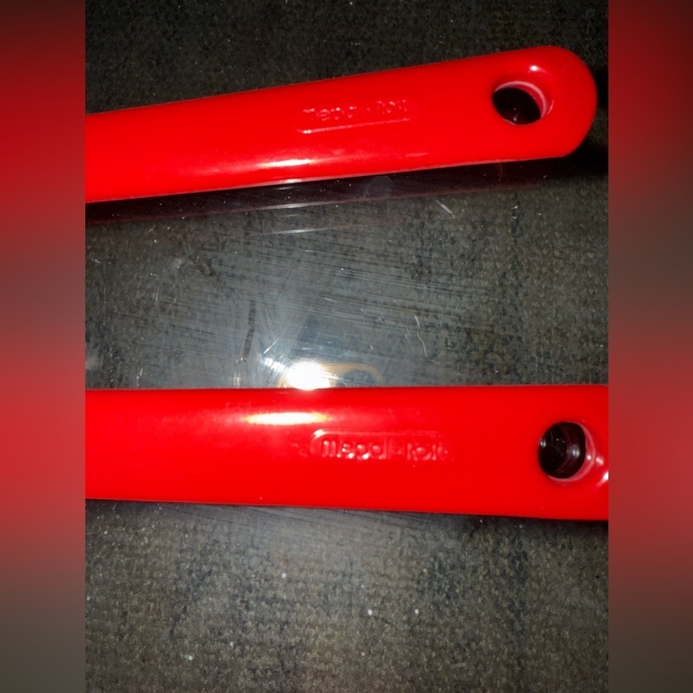 Rosti Mepal Melamine Red Salad Serving Utensils MCM Danish Design - Picture 3 of 8